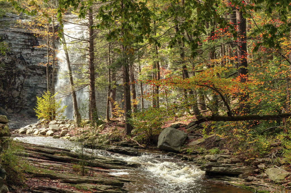 Les chutes d'Awosting dans la réserve nationale de Minnewaska