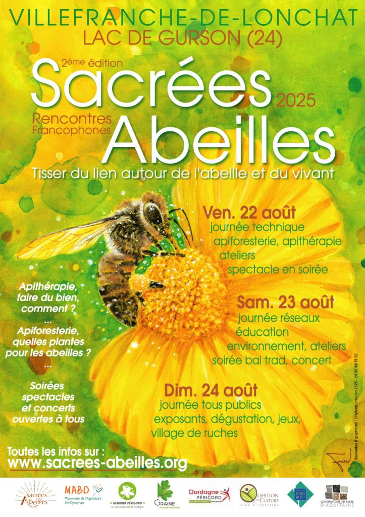 Affiche Sacrée Abeilles 2025